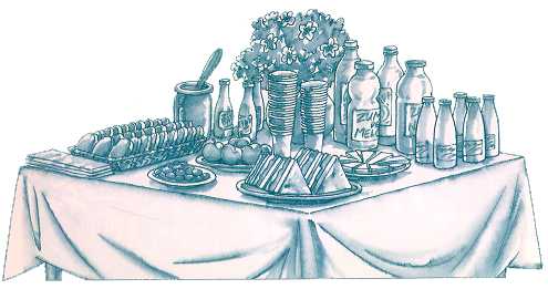 Preparación del refrigerio